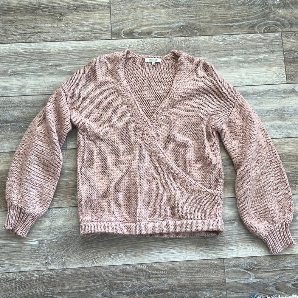 Madewell blush pink sweater